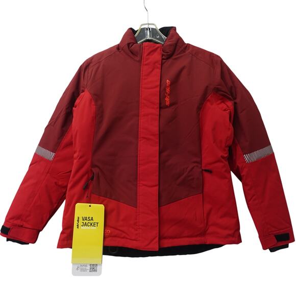 Ski-Doo Women's Vesa Snowmobiling Jacket Burgundy - M - Picture 1 of 15